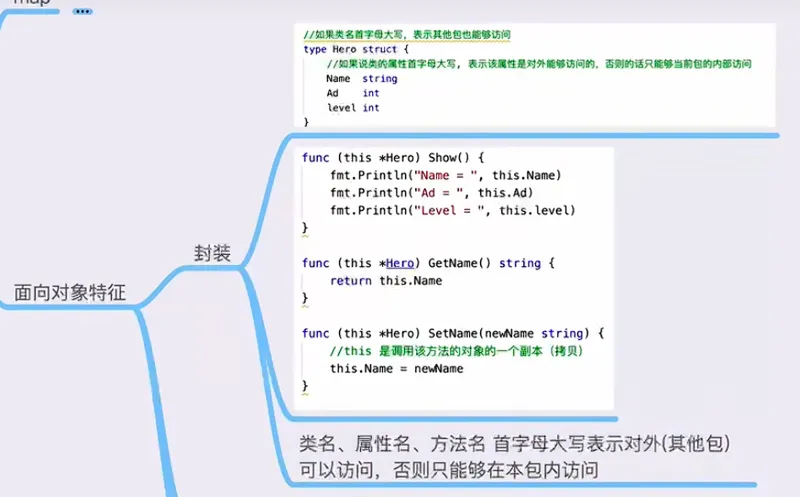 Go面对对象类的封装